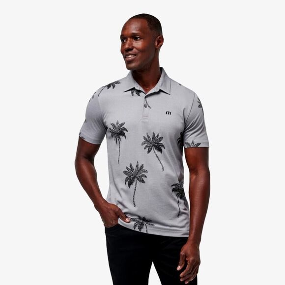Travis Mathew Mesic Polo Shirt Mens XXL‎ Grey New 2024!!